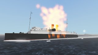 minelayer explosion sinking [upl. by Ricker]