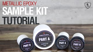 Metallic Epoxy Sample Kit  Full Tutorial [upl. by Chaffin]