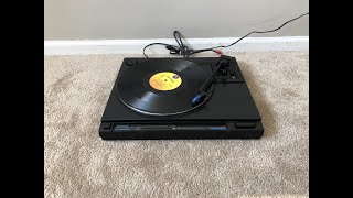 Kenwood KD55R Kenwood Record Player Turntable [upl. by Nylynnej]