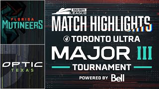 MiamiHeretics vs OpTicTexas  Toronto Ultra Major III Highlights  Day 1 [upl. by Savvas]