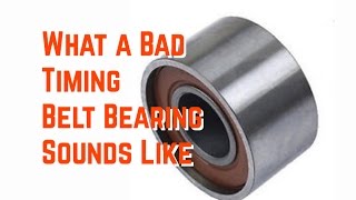 What a Bad Timing Belt Bearing Sounds Like Honda  Toyota  Lexus  Acura  Subaru  Bundys Gar [upl. by Elita]