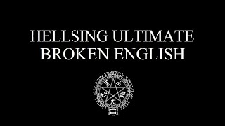 HELLSING ULTIMATE  BROKEN ENGLISH instrumental Slowed amp Reverb [upl. by Jarvis964]