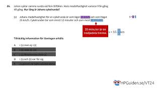 NOG uppgift 26 från högskoleprovet våren 2024 provpass 2 kvantitativ del [upl. by Gaelan]