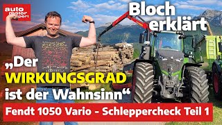 Fendt 1050 Vario the german Meisterwerk – Bloch erklärt 226 I auto motor und sport [upl. by Arodnap]