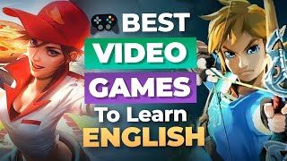 TOP 10 GAMES for LEARNING ENGLISH [upl. by Eatnoj]