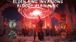 Elden Ring PvP Invasions  Bloody Albinauric Build Arcane RL150 [upl. by Adamsen]