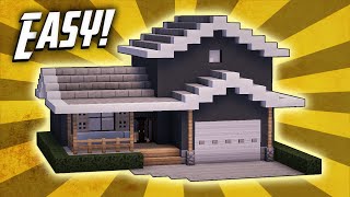 Minecraft How To Build A Suburban House Tutorial 2 [upl. by Ailis]