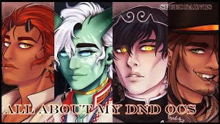 All About My DnD Characters OC SPEEDPAINTS wvoiceover [upl. by Fazeli]