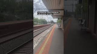 Train Station in Alphington train station melbourne australia travel travelblogger [upl. by Lacim]