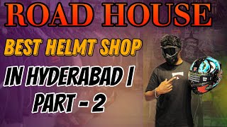 Best helmet shop in Hyderabad part  2  Roadhouse rider store  hyderabad [upl. by Lamaj]