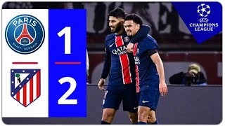 PSG vs Atlético de Madrid 12  All Goals amp Extended Highlights [upl. by Nadiya]