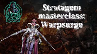 Chaos Daemon stratagem masterclass Warp Surge [upl. by Artiek57]