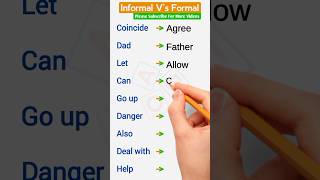 Formal vs Informal  You Wont Believe Who Wins This Showdown english shortsfeed esl [upl. by Krissy]