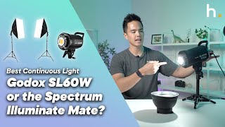 Ultimate Continuous Lighting Showdown  Godox SL60W LED Light vs Spectrum Illuminate Mate Softbox [upl. by Jacob]