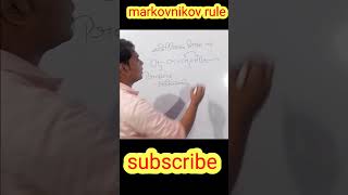 Markovnikov rule clas 11th chemistry short [upl. by Edwina]