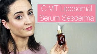 Sesderma CVIT Liposomal Serum  Marleah Make Up [upl. by Yecnay]