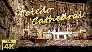 Toledo Cathedral  Spain 4K Travel Channel [upl. by Enelyaj]