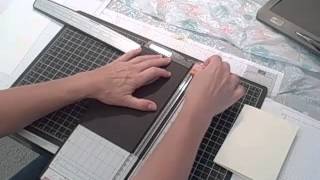 How to cut cardstock to make cards and layers [upl. by Chap]