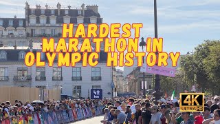 Walk in The Hardest Marathon In The History Of The Olympic Games Paris 2024 Olympics France 🇫🇷 [upl. by Trixie]