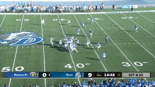 Morehead State bounce pass trick play vs Drake [upl. by Jill]