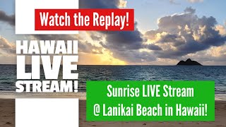 Hawaii Travel Live Stream Sunrise Walk Lanikai Beach  Oahu Hawaii  Hawaii Travel  Visit Hawaii [upl. by Elawalo836]