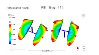 moldflow report by Upmold [upl. by Aidile]