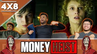 La Casa De Papel Money Heist  4x8 quotPlan Parisquot REACTION  REVIEW [upl. by Kcirdet]