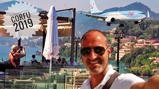 CORFU 2019  One of the MOST SPECTACULAR AIRPORT in the world [upl. by Aeiram53]