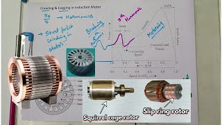 Crawling and Cogging in Induction Motor and its Solution  AC Machines  Electrical Machines [upl. by Yllet]