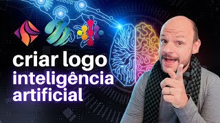 Como Criar um logo rápido e simples com Inteligência Artificial [upl. by Levey]