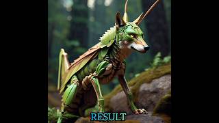 HYBRID WITH GRASSHOPPER😲 biomimicry hybridanimals animals share hybridcreatures viralvideo [upl. by Ankeny]