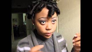 Two Strand Twist Tutorial on DRY Natural Hair [upl. by Evelinn731]