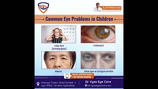 Common eye problems in children include astigmatism strabismus myopia hyperopia lazy eye amblyo [upl. by Aymer]