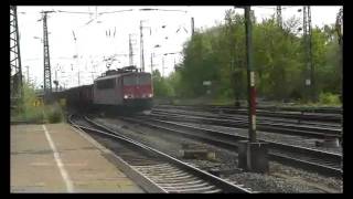 BR 155 with freight train a scrap [upl. by Rentsch778]