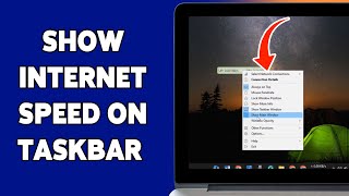 How To Show Internet Speed On Taskbar In Windows 11 2024  Display Network Speed On Taskbar [upl. by Sihtam]