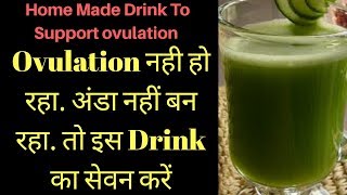 Home Made Drink To Support Ovulation ओवुलेशन का समर्थन करने के लिए घर का बना drink [upl. by Gnouc]