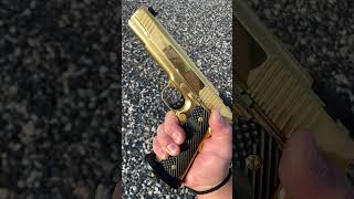 Shooting the GOLD Pistol Sig 1911 [upl. by Eillam]