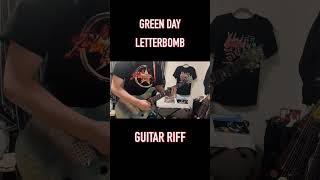 Letterbomb quotGuitar Riffquot shorts guitarriff greenday americanidiot 20thanniversary guitarcover [upl. by Aitas]