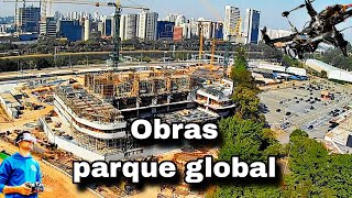 parque global marginal pinheiros obras incríveise88drone djimini2 marginalpinheiros [upl. by Akiam]