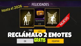 COMO RECLAMAR 2 EMOTES GRATIS SIN HACER NADA [upl. by Nedra851]