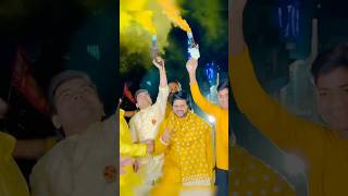 Ishaan bhai ki haldi main humne machaya dhamaal ❤️🤗 wedding haldi brother shortvideo shorts [upl. by Bekaj]