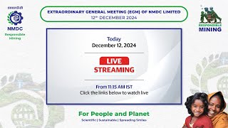 NMDC Extraordinary General Meeting 2024 [upl. by Renado]