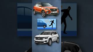 Safety Features Comparison  Hyundai Creta vs Kia Seltos [upl. by Accebor]