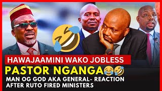 ANGUKA NAYO 🤣 Funny Pastor Nganga Reaction after Ruto Fires Cabinet Secretaries [upl. by Nellie]