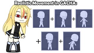 quotRealistic Movementquot in Gacha Over The Years 😨😳 [upl. by Enomas]