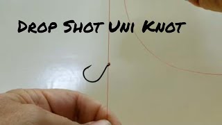 How to Tie Fishing Knot Drop Shot Knot  Union [upl. by Friedland]