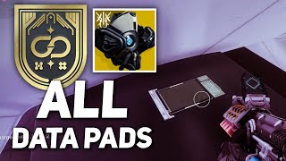 All 5 Exo Stranger Data Pad Locations  Deep Stone Crypt Raid Ghost Shell Destiny 2 Beyond Light [upl. by Engelhart]