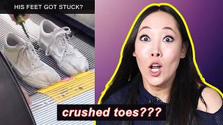 pointe shoe fitter reacts to BALLET TIK TOK 49 [upl. by Hansel]