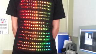 LED TShirt psy gangnam style dead mau5 head led [upl. by Siward168]