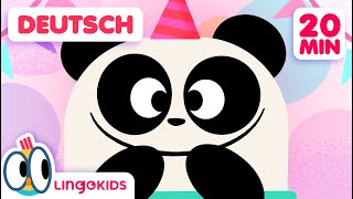 Lass uns DEIN GEBURTSTAG feiern 🎈🎉 Geburtstagslieder  Lingokids auf Deutsch [upl. by Annaes246]